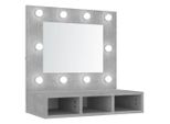 Syfax™ Mobile A Specchio Con Led Grigio Cemento 60X31,5X62 Cm