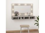 Syfax™ Mobile A Specchio Con Led Grigio Cemento 90X31,5X62 Cm