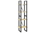 Syfax™ Libreria A 4 Ripiani 40X30X140 Cm In Legno Massello Di Pino