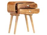 Syfax™ Comodino 40X30X58 Cm In Legno Massello Di Mango
