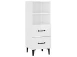 Syfax™ Credenza 34,5X34X90 Cm In Legno Multistrato Bianco Lucido
