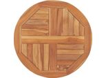 Syfax™ Piano Tavolo In Legno Massello Di Teak Rotondo 2,5 Cm 60 Cm