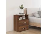 Syfax™ Comodini 2 Pz Rovere Marrone 50X32X60 Cm