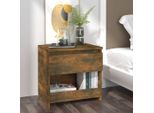 Syfax™ Comodini Rovere Fumo 2Pz 40X30X39 Cm Legno Ingegnerizzato
