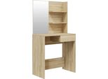 Syfax™ Toeletta Con Specchio Rovere Sonoma 74,5X40X141 Cm