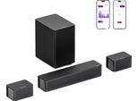 Soundbar, 51 Suoni Surround, Potente Subwoofer, Poseidon D50, Spina Ue