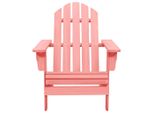 Syfax™ Sedia Giardino Adirondack In Legno Massello Di Abete Rosa