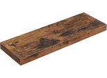 Mensola Da Parete Galleggiante Marrone Rustico - 60 Cm, Contiene 10-15 Kg