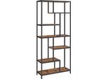 Libreria Geometrica A 6 Livelli: Versatile, Resistente, Facile Da Montare