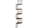 Scaffale Angolare Salvaspazio Con 5 Ripiani Per Qualsiasi Stanza