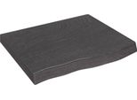 Syfax™ Piano Tavolo Marrone 60X50X(2-6) Cm Rovere Massello Trattato