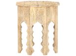 Syfax™ Tavolino Da Salotto Ø48 Cm In Legno Massello Di Mango