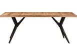 Syfax™ Tavolo Da Pranzo 200X90X76 Cm Legno Massello Di Acacia