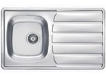 Lavello Da Incasso 86X50 Cm, Lavello Da Cucina Zoom 30, Lavello Piccolo In Acciaio Inox