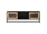 Syfax™ Mobile Porta Tv 120X30X40 Cm In Legno Di Mango Grezzo