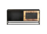 Syfax™ Mobile Porta Tv 90X30X40 Cm In Legno Di Mango Grezzo