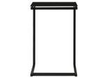 Syfax™ Tavolino Nero 40X40X60 Cm In Vetro Temperato