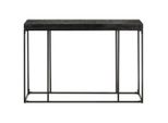 Syfax™ Tavolo Consolle Nero 110X35X76 Cm Massello Di Acacia E Mango