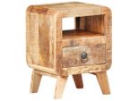Syfax™ Comodino 30X30X41 Cm In Legno Di Mango Grezzo