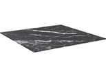 Syfax™ Piano Tavolo Nero 60X60 Cm 6 Mm Vetro Temperato Design Marmo