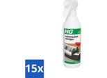 Hg Detergente Per Mobili Da Giardino 500 Ml - Confezione Risparmio - 15 Pezzi