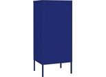 Syfax™ Armadietto Blu Marino 42,5X35X101,5 Cm In Acciaio