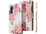 Avizar, Custodia Portafoglio Samsung Galaxy A17 Cinturino Supporto Video, Rosa Chiaro