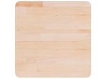 Syfax™ Piano Tavolo Quadrato 50X50X4 Cm Massello Rovere Non Trattato
