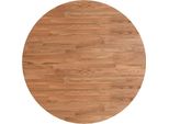 Syfax™ Piano Tavolo Rotondo Marrone Chiaro Ø90X1,5 Cm Rovere Trattato