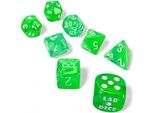 Chessex 7-WüRfelset Nebula Gelatinosa/Bianco