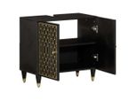 Syfax™ Mobile Lavabo Da Bagno 62X33X58Cm In Legno Massello Di Mango