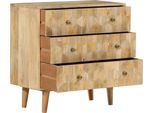 Syfax™ Cassettiera 70X35X70 Cm In Legno Massello Di Mango