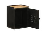 Syfax™ Mobile Da Bagno 40X30X50 Cm In Ferro E Legno Massello Di Mango