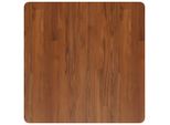 Syfax™ Piano Tavolo Quadrato Marrone Scuro 70X70X4Cm Rovere Trattato