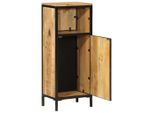 Syfax™ Mobile Da Bagno 40X27X90 Cm In Legno Massello Di Mango E Ferro
