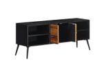 Syfax™ Mobile Porta Tv 112X31X45 Cm In Teak Massello Di Recupero