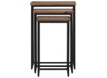 Syfax™ Tavolini A Incastro 3 Pz In Legno Massello Di Teak