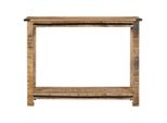 Syfax™ Tavolo Consolle 100X35X75 Cm In Legno Massello Di Mango