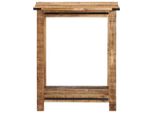 Syfax™ Tavolo Consolle 60X35X75 Cm In Legno Massello Di Mango