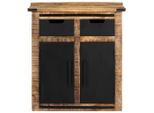 Syfax™ Credenza Con 2 Cassetti 55X35X60 Cm Legno Massello Di Mango