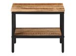 Syfax™ Tavolino Da Salotto 45X45X35 Cm Legno Massello Di Mango Grezzo