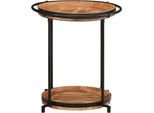 Syfax™ Tavolino Ø55X60 Cm In Legno Massello Di Acacia