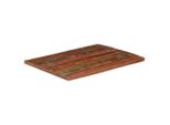 Syfax™ Piano Tavolo 90X80X3,8 Cm Rettangolare In Massello Di Recupero