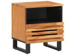 Syfax™ Comodini 2Pz 40X34X46 Cm In Legno Massello Di Acacia