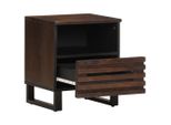 Syfax™ Comodino 40X34X46 Cm In Legno Massello Di Mango