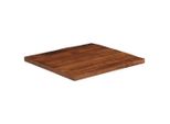 Syfax™ Piano Tavolo 70X70X2,5 Cm Quadrato Legno Massello Di Recupero