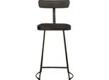Syfax™ Sgabelli Da Bar 2 Pz Neri 49X43X88 Cm Legno Massello Di Mango