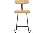 Syfax™ Sgabelli Da Bar 2 Pz 49X43X79 Cm In Legno Massello Di Mango