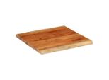 Syfax™ Piano Tavolo 40X40X3,8 Cm Quadrata Massello Acacia Bordi Vivi