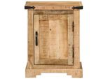 Syfax™ Comodino 40X35X50 Cm In Legno Massello Di Mango